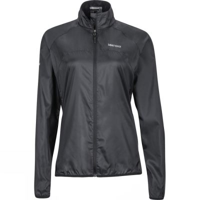 Chaquetas Marmot Trail Wind Mujer Negras - Chile BAT516749